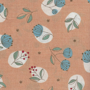 Mina Made In Japan Cotton Fabric 1481225 Colour E Apricot