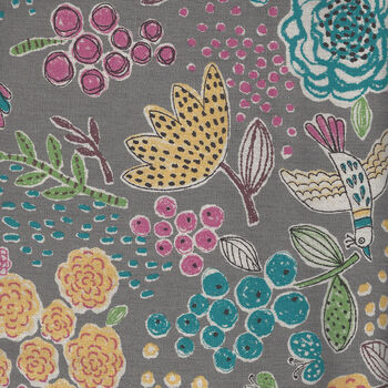 Miyako Kawagachi by Kei Fabrics Japan CottonLinen Blend MY062CL Colour E Grey