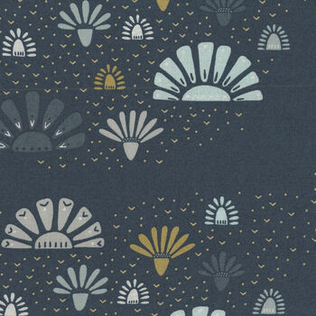 Modern Meadow From Cotton+Steel Designs Pattern Tidepool JT100JG4 Steel Gray