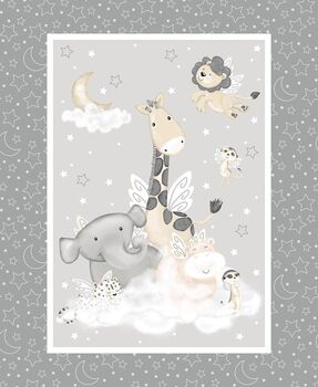 Moonlit Dreams by Victoria Hutto for Studio E Panel 36 x 42 BQ8034P 95 Grey