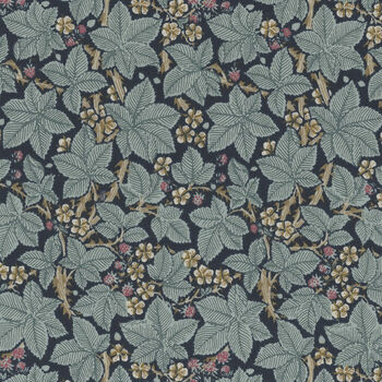 Morris + Co Granada for Free Spirit PWWM056 Indigo