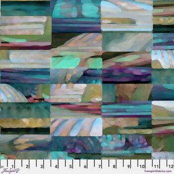 Mosaic by Billy Reue for Free Spirit Fabrics Mirage Large PWWR039 Dusk