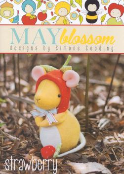 NEW May Blossom Felt Toy Strawberry Mouse