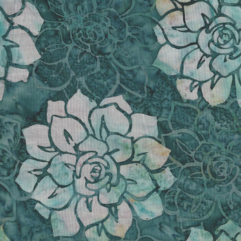 Oasis Batiks By McKenna Ryan for Hoffman HMR 12 021 Teal