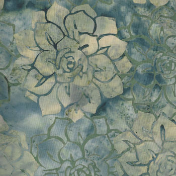 Oasis Batiks By McKenna Ryan for Hoffman HMR 12 077 Sage