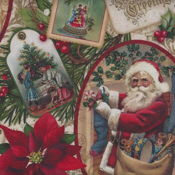 Old Time Christmas by Liza Bea For Northcott Fabrics DP24134 Color 12