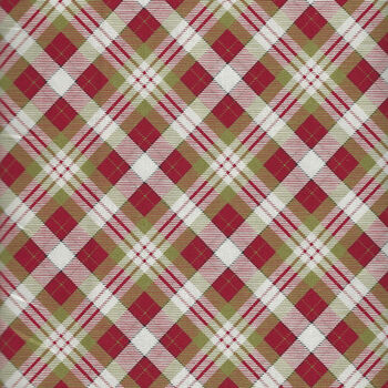 On Dasher by Sweetwater for MODA Plaid 55664 11 Red Green Plaid