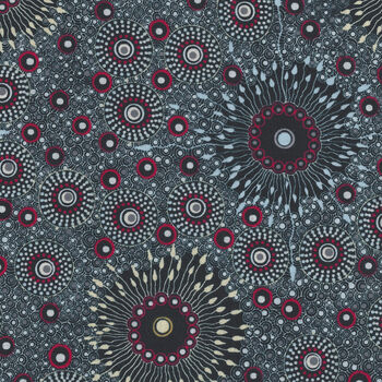 Onion Dreaming Black by Doris Inkamala for MandS Textiles