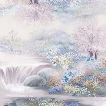 Peacock Walk DIGIPRINT by RJR Fabrics Waterfall RJ2901SO1D Sorbet