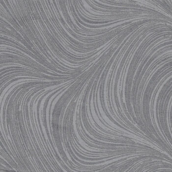 Pearlescent Wave Texture From Benartex Fabrics 2966P SilverGray