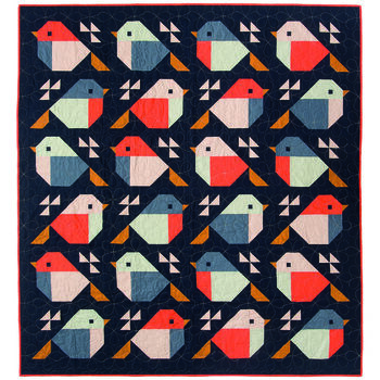 Pen+Paper Pattern SPARROWS PP001 Quilt size 655 x 71