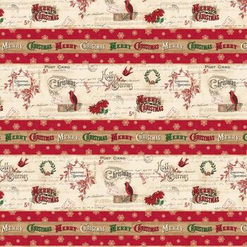 Postcard Holiday By PandB Textiles POHO 04447 Col MU Christmas