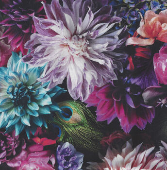 Proud As A Peacock Dahlia by Hoffman Spectrum Digital Fabric HQ4511 453