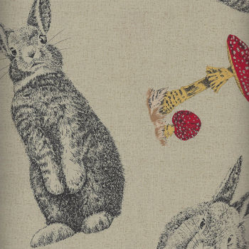 Rabbit Run By Nutex Cotton Fabrics 89780 Col 101 Deep Beige