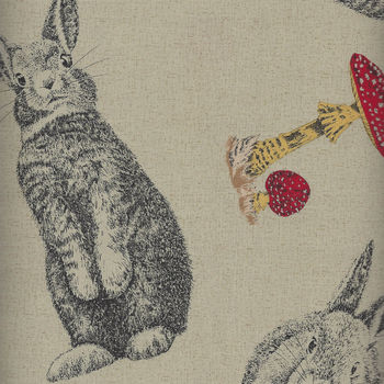 Rabbit Run By Nutex Cotton Fabrics 89780 Col 101 Deep Beige