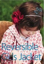Reversible Girls Jacket Pattern by Bettsy Kingston BK200 Sizes 39 years