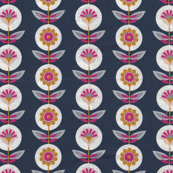 Riley Blake Designs Golden Aster By Gabrielle Neil C9842 Color Navy