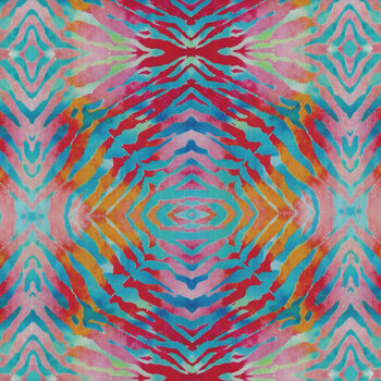 Safari by Jason Yenter Digital Fabric 3 SAF Color 3 In The Beginning Fabrics Multi
