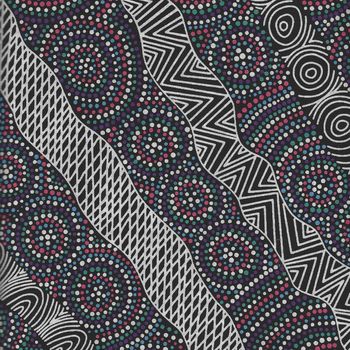 Salt Lake Black by Heather Kennedy for MandS Textiles Australia