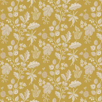Sanderson Woodland Blooms By Free Spirit PWSA036 Saffron Patt Warwick