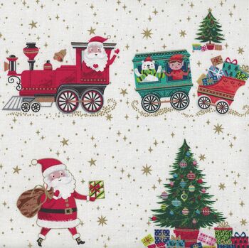 Santa Express Placemeny by Makower uk 2378 Col 1