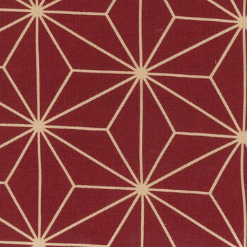 Sashiko Wide Quilt Backing By Nutex Fabrics 108280cm 78790 Col2 Red