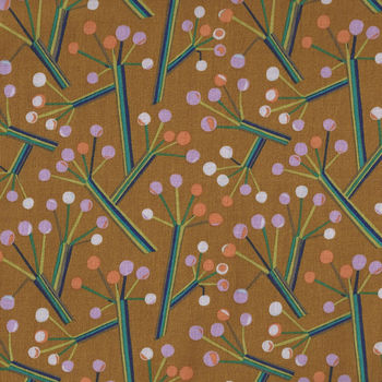 Seeds and Stems by Kathy Doughty for Free Spirit  PWMO034 Bush Lily