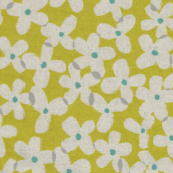 Sevenberry 100 Cotton Made in Japan 85041 Col 1 Citrus Chartreuse