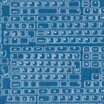 Sevenberry Keyboard Cotton Fabric 850055D33