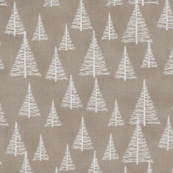 Silent Christmas By Stof Fabrics 4496 302 Taupe