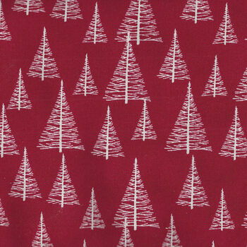 Silent Christmas by Stoffabrics Designed In Denmark MS 1691 Red