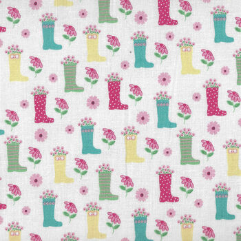 Singing In The Rain by Beverly McCullough for Riley Blake Designs C9361 Color White