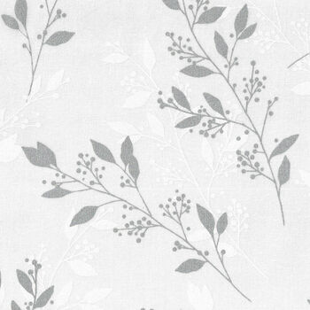 Sparkle And Fade by Hoffman Fabric Metallic HS4700 003S White and Silver