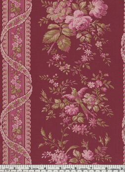 St Etienne by Kim Hurley for Devonstone Collection DV5802 Moineau Border Print