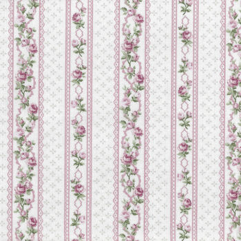 Stof Vintage Roses by Stoffabrics 4500 532 Pink