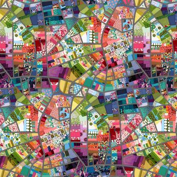 Studio E Noble Menagerie By Timna Tarr 5611P 68 Digital Pieced Map
