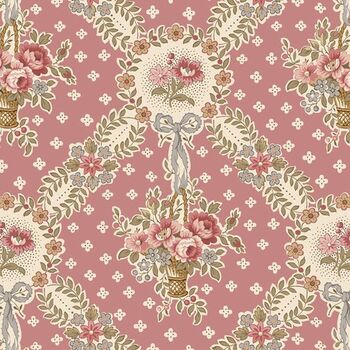 Summer House by Dawn Heese for Marcus Fabrics R521295D Rose
