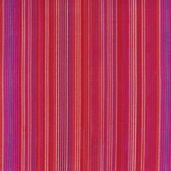 Sunday by Laura Moyer for Figo Fabrics Stripe D9063324 Pink Orange Purple