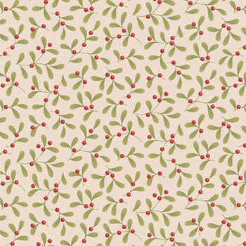 TILDA Merry Little Christmas by Tone Finnanger 100639 Mistletoe Cream