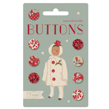 TILDA Merry Little Christmas by Tone Finnanger Buttons 40073 Card 8