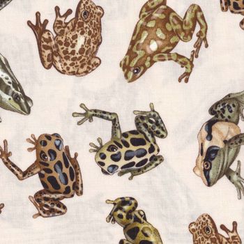 TROPIC RAINFOREST FROG FABRIC BY KANVAS