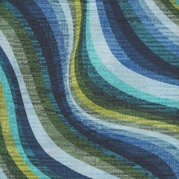 Terrain Wave By Whistler Studios For Windham Fabrics Patt52494D5 Water