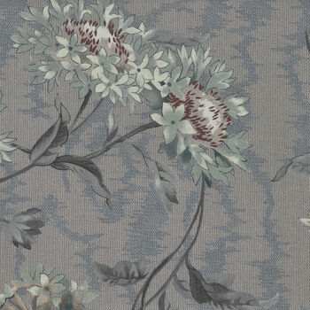 Textile Pantry by Junko Matsuda Japanese Fabric 1100063 Color D Dusky Blue Grey