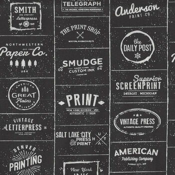 The Print Shop By Sweetwater For Moda Fabrics M574033 Text