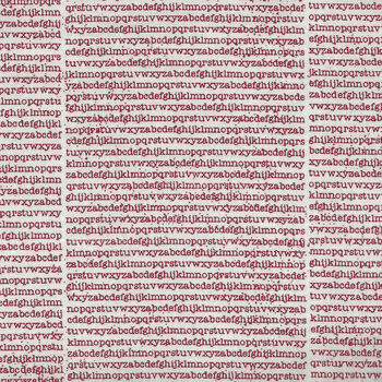 The Print Shop By Sweetwater For Moda Fabrics M574211 CreamRedText
