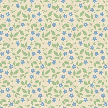 Tilda Tipsy Sunday Brunch by Tone Finnanger 110116  Cream Blue