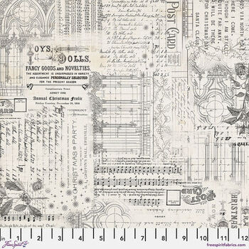 Tim Holtz Christmas Remnants for Free Spirit PWTH2336Christmas Toile