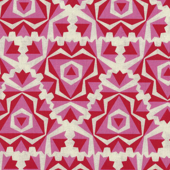 True Kisses by Heather Bailey For FIGO Fabrics 90367 Col 26 RedPink