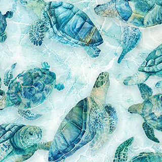 Turtle Bay by Deborah Edwards and Melanie Samra For Northcott DP24717 Color 64