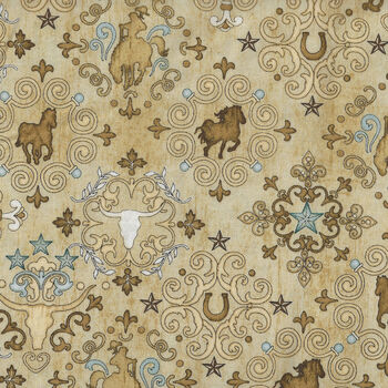 Unbridled by QT Fabrics 164924694A Beige